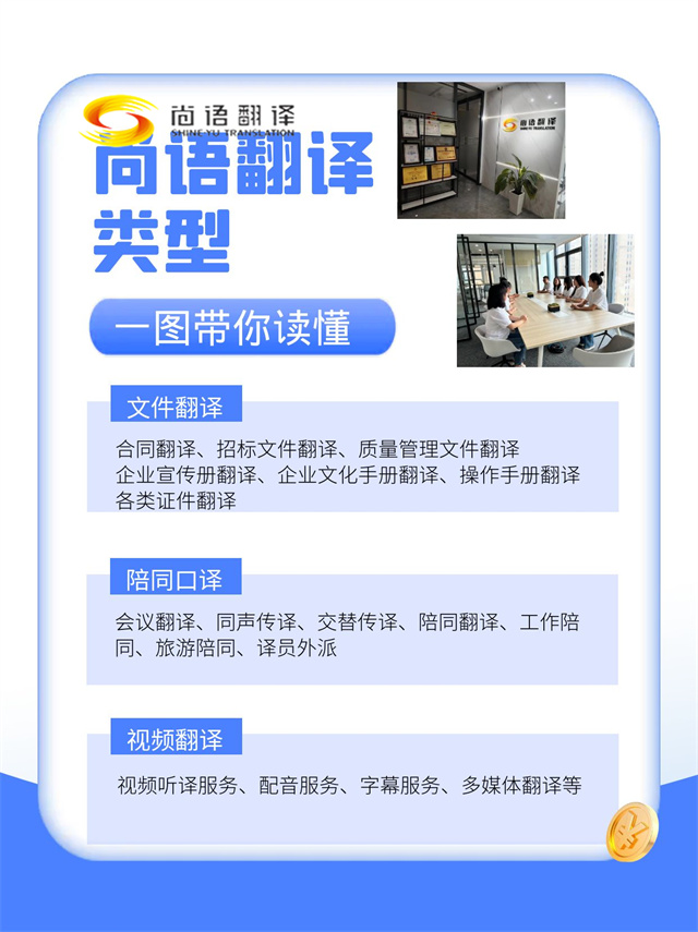 尚語(yǔ)翻譯的翻譯類型有哪些？